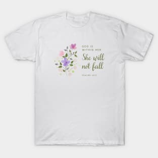 God is Within Her - Christian Apparel T-Shirt